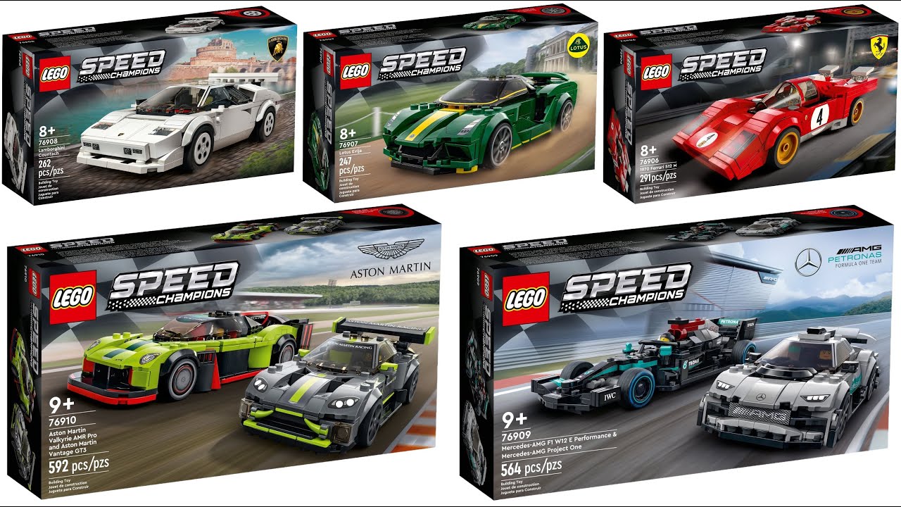 All LEGO Speed Champions Sets 2022 Compilation/Collection Speed Build