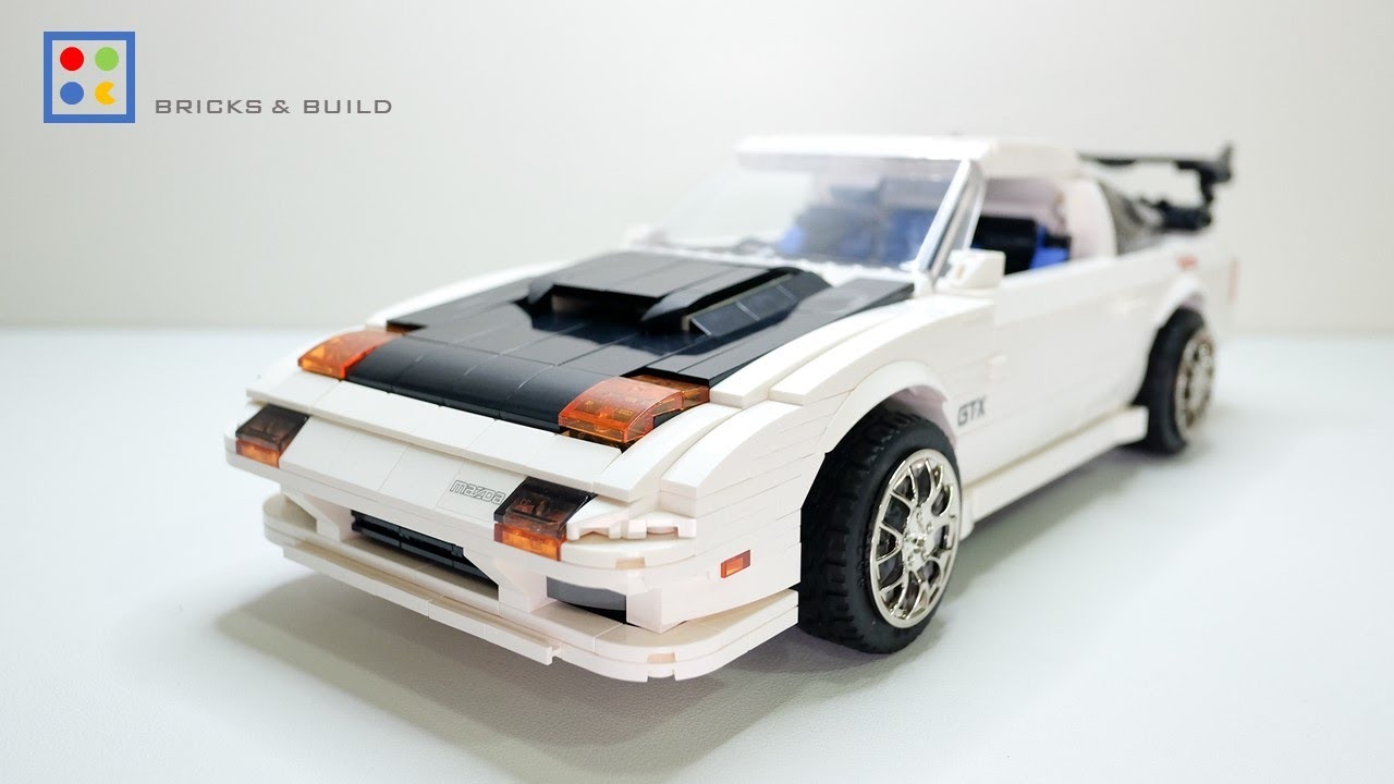 Initial D Licensed CaDA Mazda RX7-FC3S Set | C61022W Unboxing & Speed Build