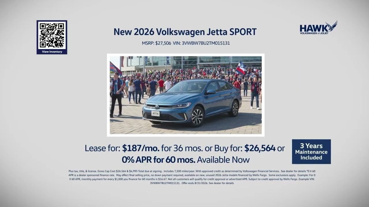 The Summer Sales Event is Going on Now:  0% APR x 60 Months Available Now On New Jetta Models!!!