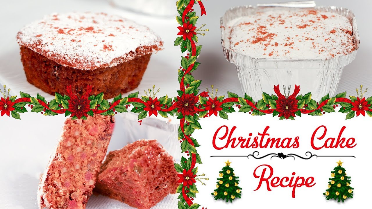 क्रिसमस फ्रूट केक रेसपी | Christmas Cake Recipe | Simple Easy Eggless Christmas Fruit Cake Idea