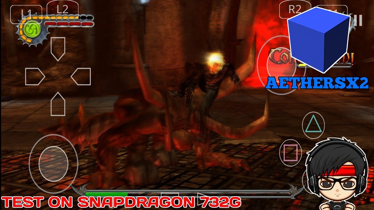Test On Snapdragon 732g Ghost Rider Aethersx2