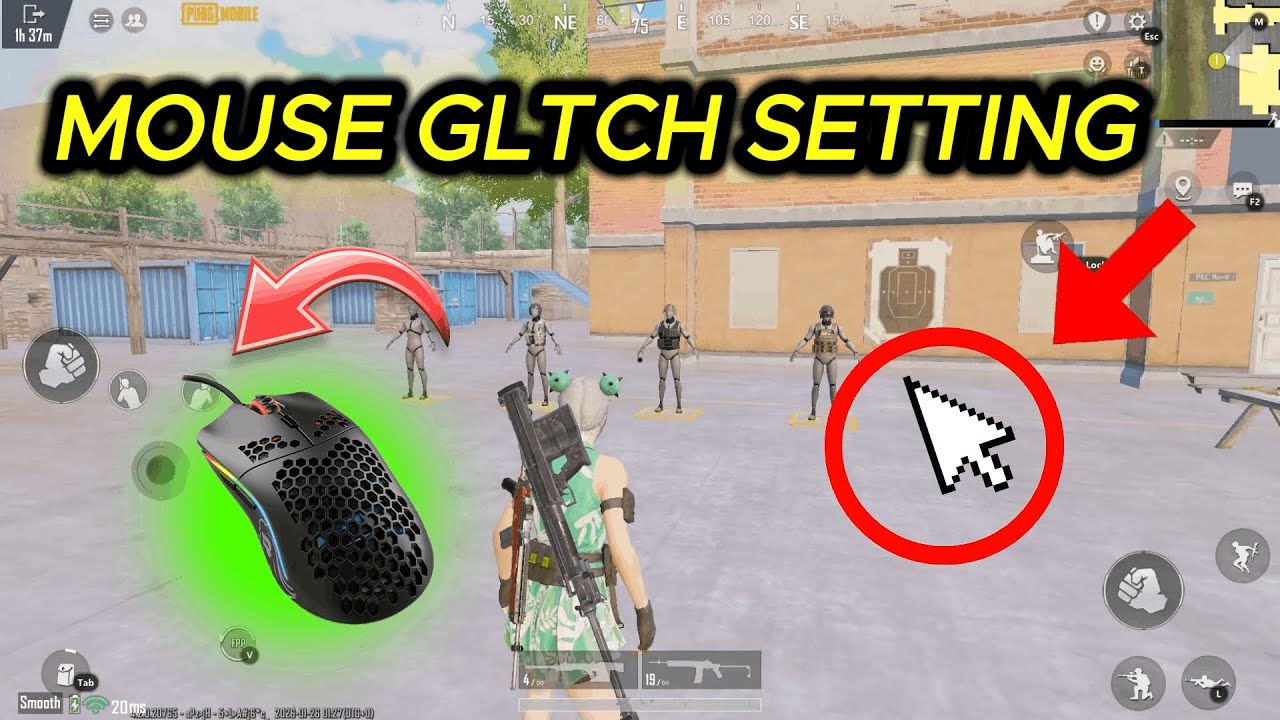 Crash Game No Mouce Glitch Setting 🤔#pubgmobile #fyp