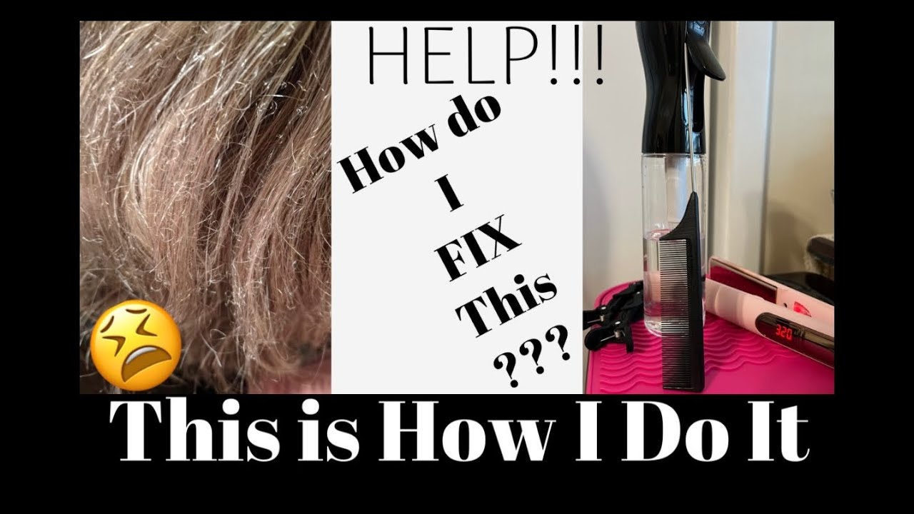 How I Apply Heat to Repair Matted Crinkled Fibers on Heat Friendly or Synthetic Wigs!