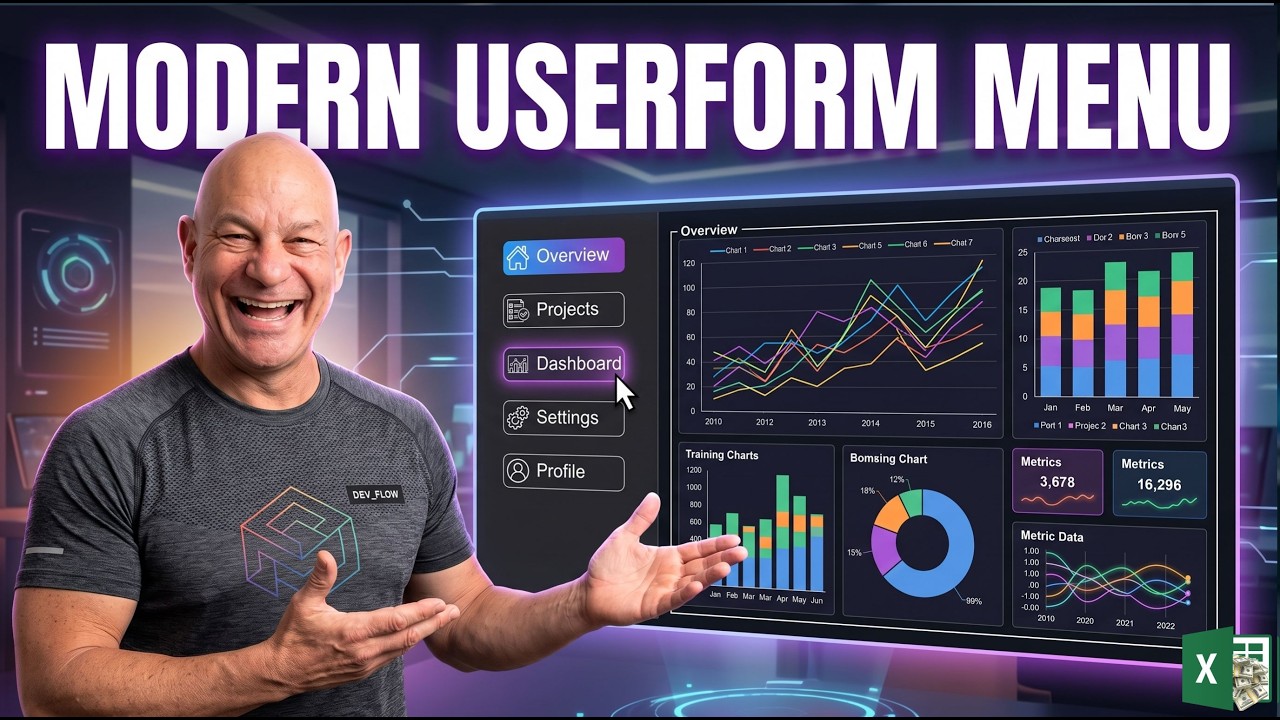 Создание профессионально выглядящих форм в Excel с помощью VBA | Полное руководство