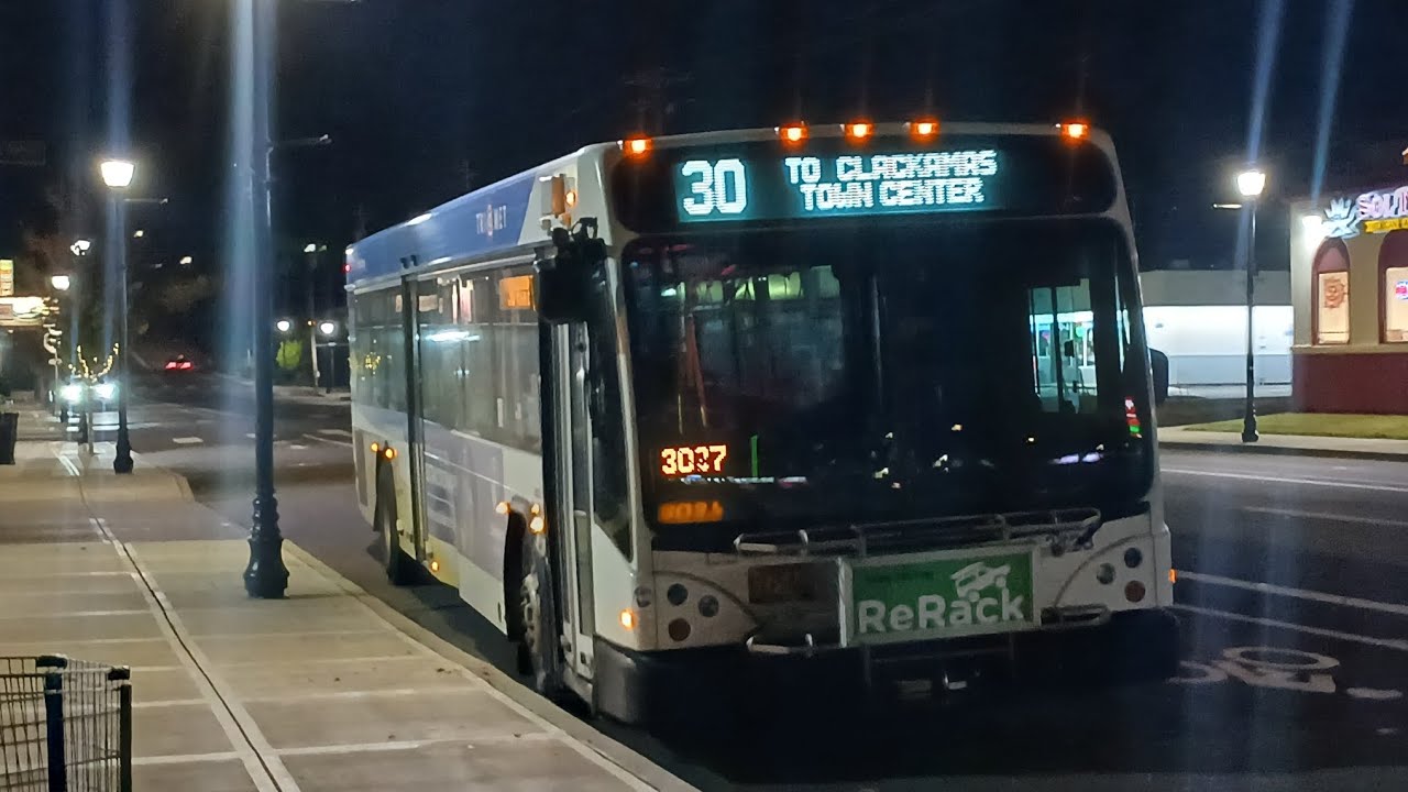 Tri-Met Ride-A-Long | Night time Line 30