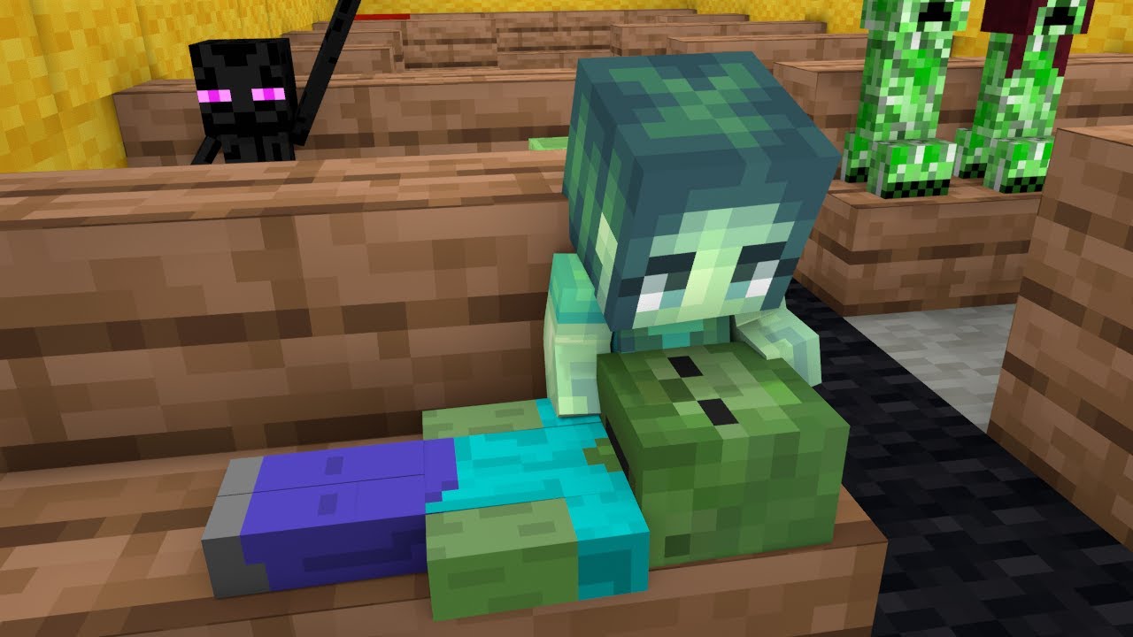 ALL CUTE BABY MONSTERS LIFE 2 - Funny Minecraft Animation