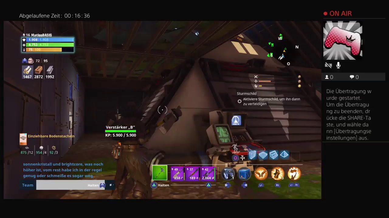 PS4 Fortnite Sturmschild?