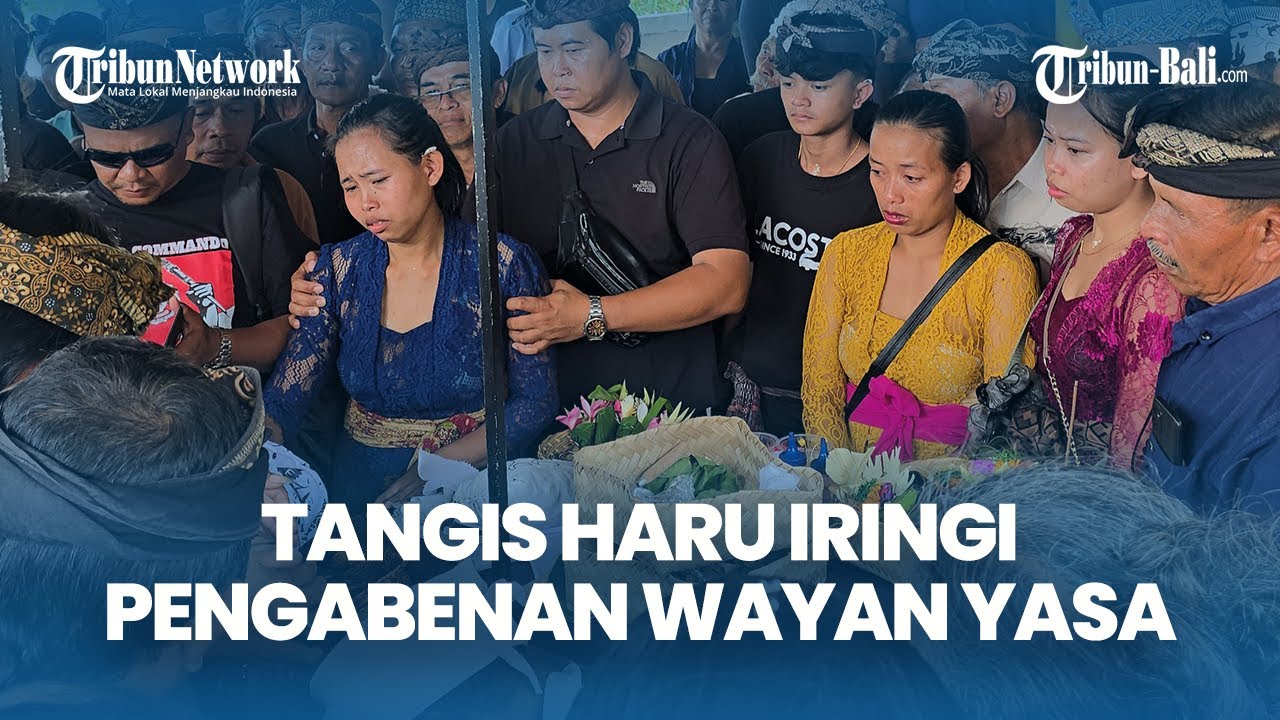Tangis Haru Iringi Pengabenan I Wayan Yasa, Korban Tersambar Petir di Danau Batur