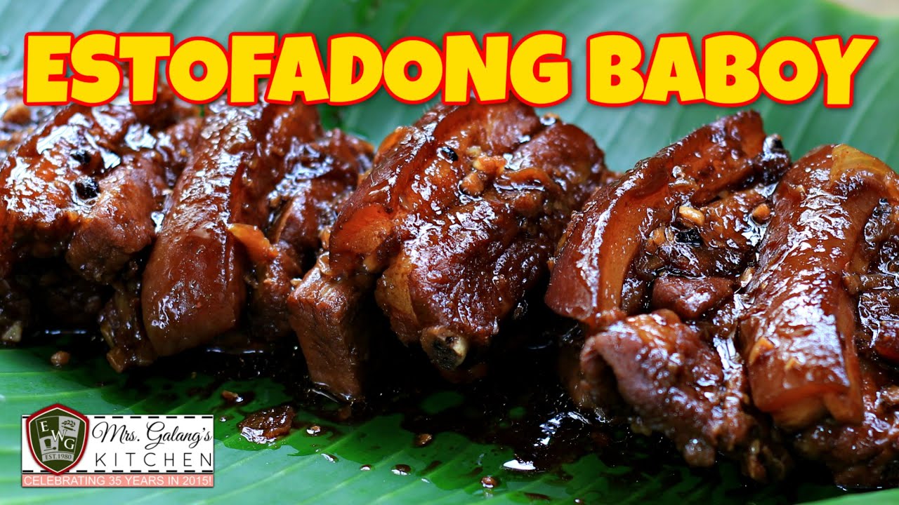 ESTOFADONG BABOY or PORK ESTOFADO (Mrs.Galang's Kitchen S9 Ep10)