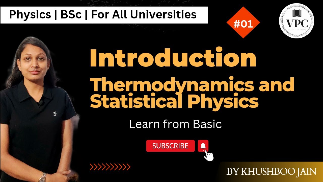 Introduction of Thermodynamics and Statistical Physics / B.Sc.Part-2nd/Lec.-01
