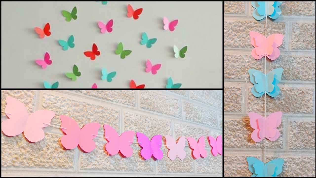 DIY BUTTERFLY DECORATION IDEAS | BUTTERFLY THEME PARTY | BIRTHDAY DECORATION IDEAS | BABY SHOWER