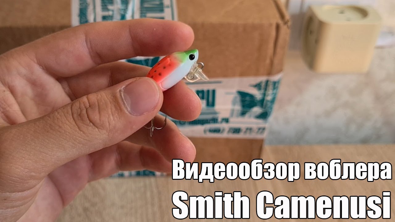 Видеообзор воблера Smith Camenusi по заказу с Fmagazin