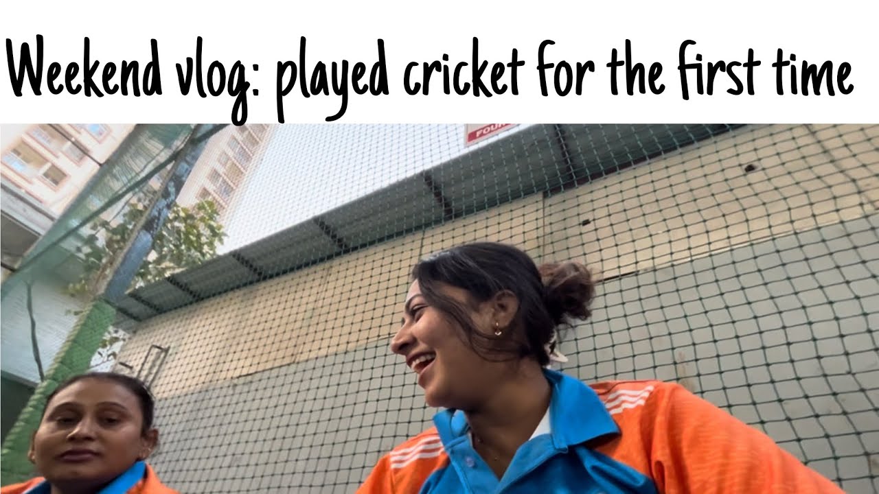 My cricket Khelne Gayi thi or honestly, Bahut Maziya fun energy #weekedvlog #cricketvlog #vloglife