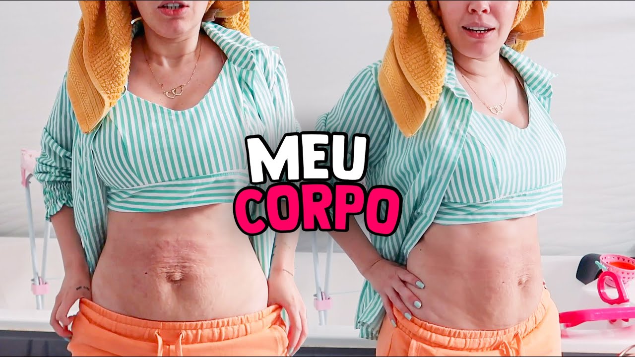 MOSTREI MEU CORPO 45 DIAS PÓS-PARTO!!
