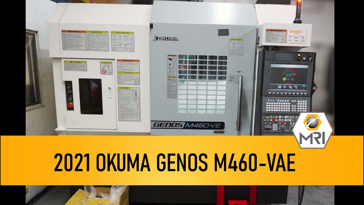 2021 OKUMA GENOS M460-VAE CNC VERTICAL MACHINING CENTER