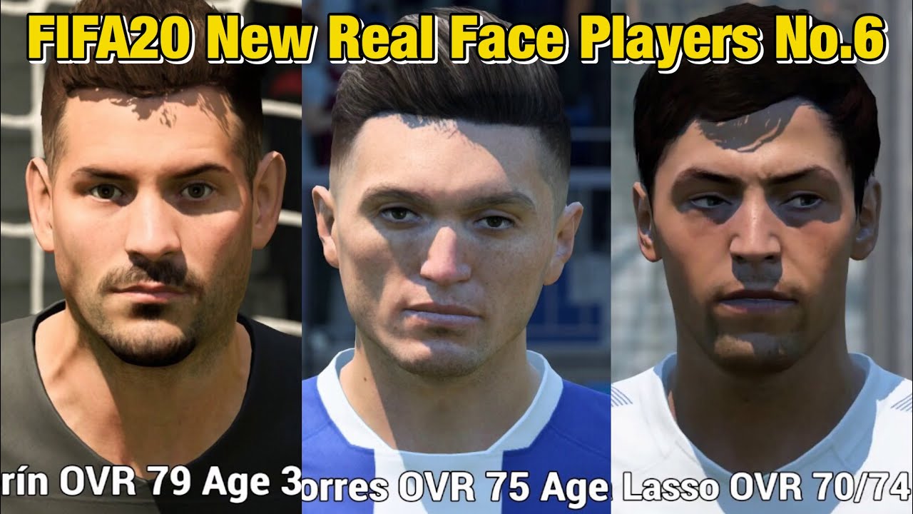 FIFA20 New Real Face Players No.6