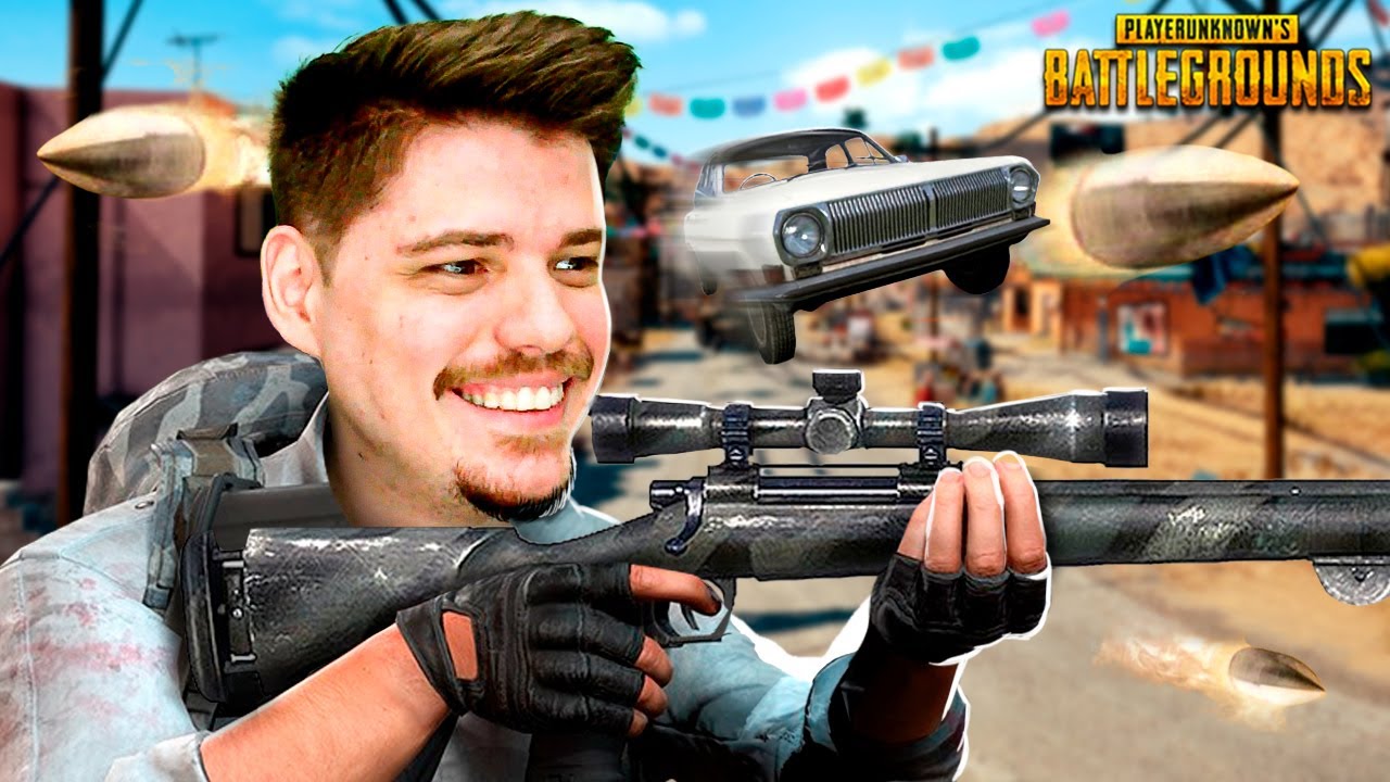 NEM CARRO VOANDO ESCAPA DA MINHA SNIPER NO PUBG!
