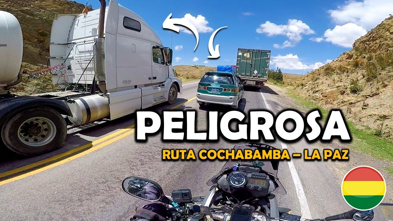 COCHABAMBA PROBAMOS SU RICA COMIDA Y HACEMOS UNA RUTA PELIGROSA HACIA LA PAZ Sudamérica en Moto Ep97
