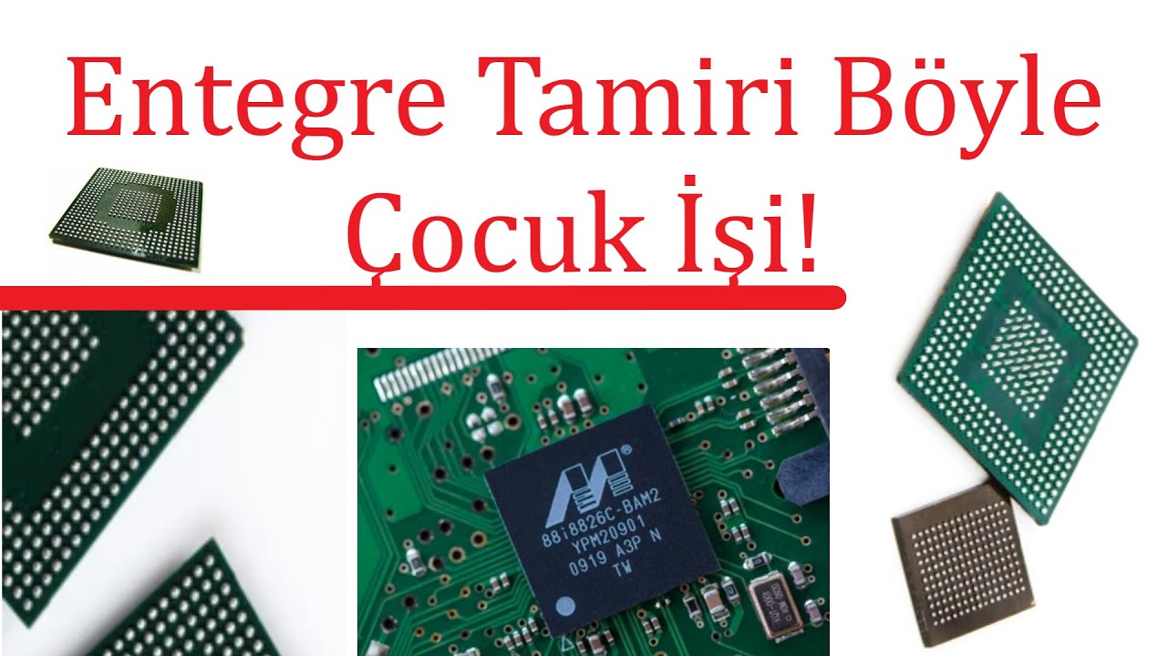 Entegre Tamirinin P&Uuml;F Noktası; Micro BGA Entegreleri Sallamayı Anlattık