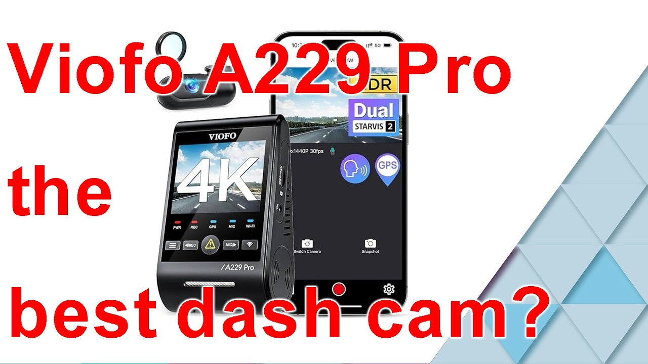 Viofo A229 Pro better than the 70mai dash camera? dual cameras installation