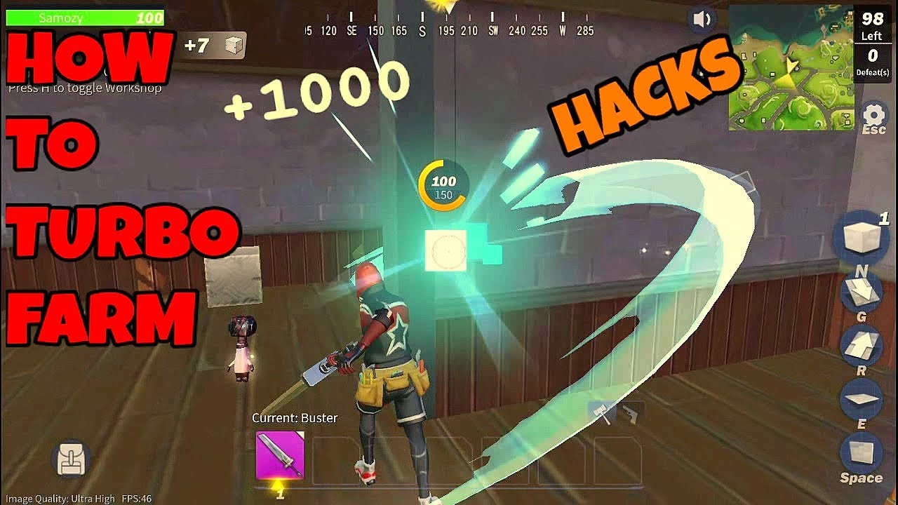 FASTEST Way Of Farming In Creative Destruction ( With Buster Blade Hacks!! )