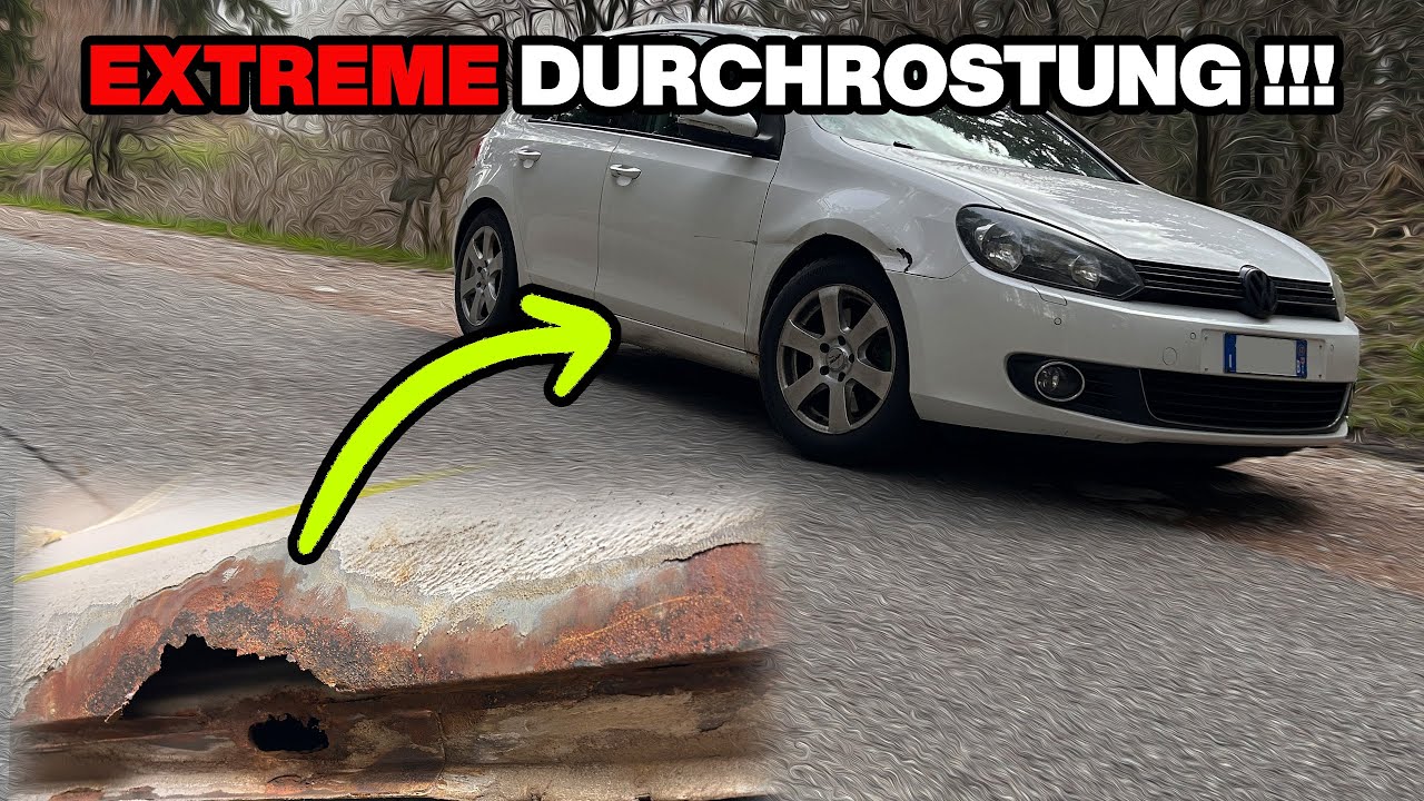 Golf 6: EXTREME DURCHROSTUNG!!! So repariere ich ROST