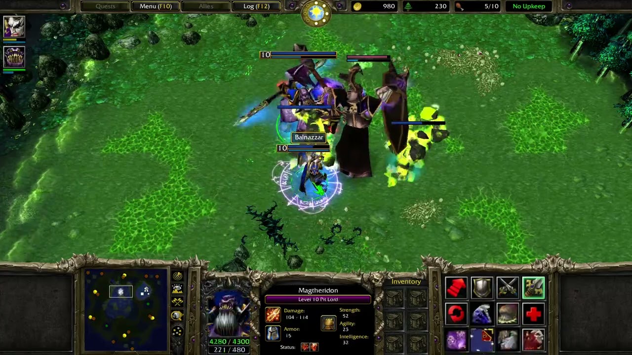 Warcraft III Challenge Deathlord (死亡领主) 3 - Magtheridon + Balnazzar