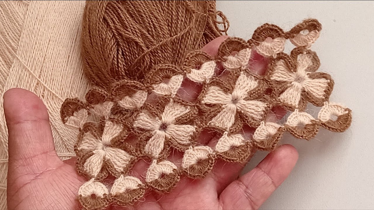 Sencillo!!! hermoso patrón a crochet 🌺🦙😊