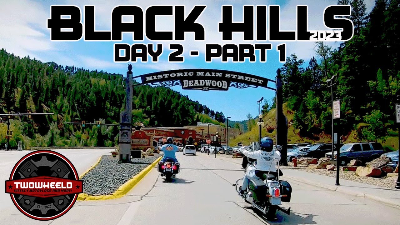 Riding Harley Davidson Motorcycles Through the Black Hills | Historic Deadwood South Dakota