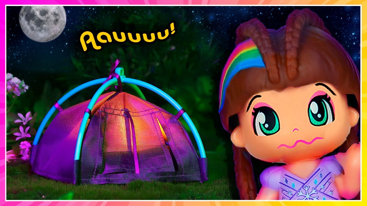 Ci accampiamo di Notte nel bosco! 🌈  Pinypon Plus