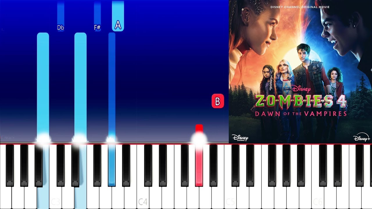 ZOMBIES 4 - My Own Way (Piano Tutorial)