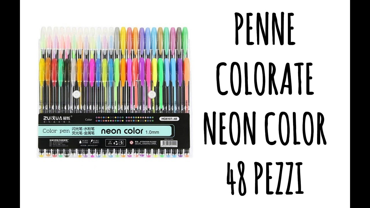48 PENNE COLORATE in 4 finish; NEON COLOR (Recensione materiali)Arte per Te