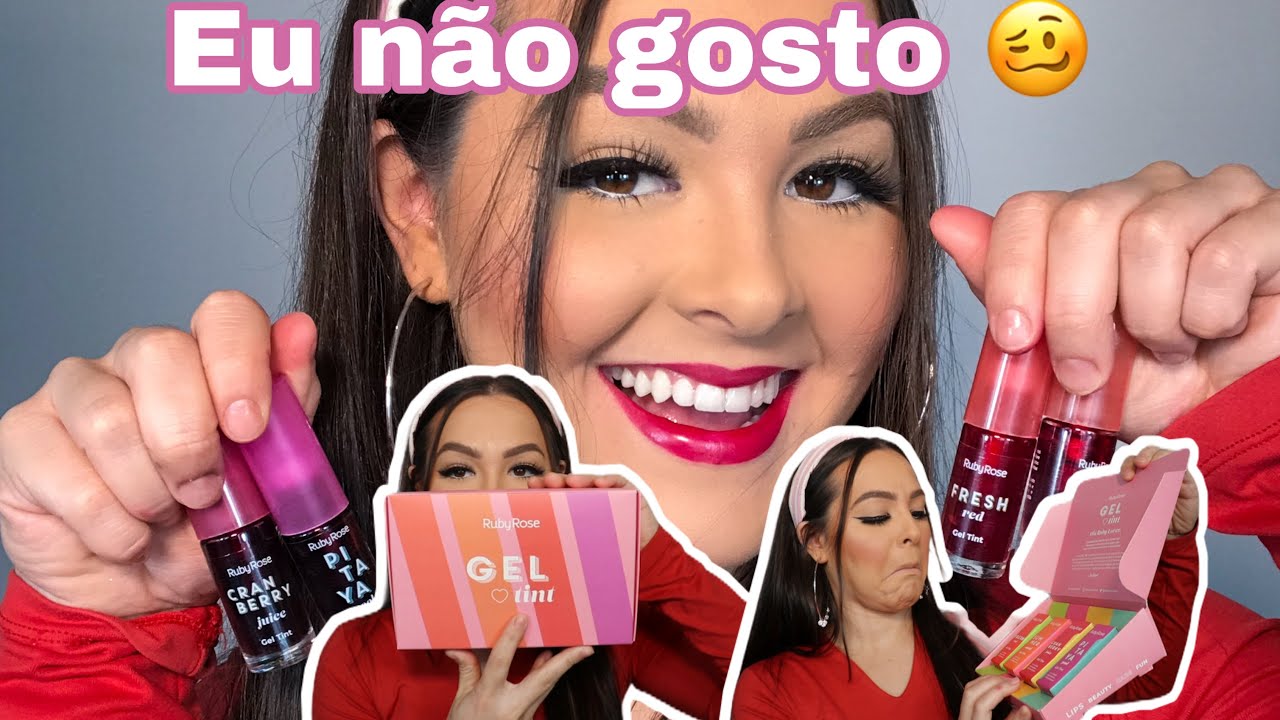 GEL TINT DA RUBY ROSE QUAL A DIFERENÇA  | LANÇAMENTO