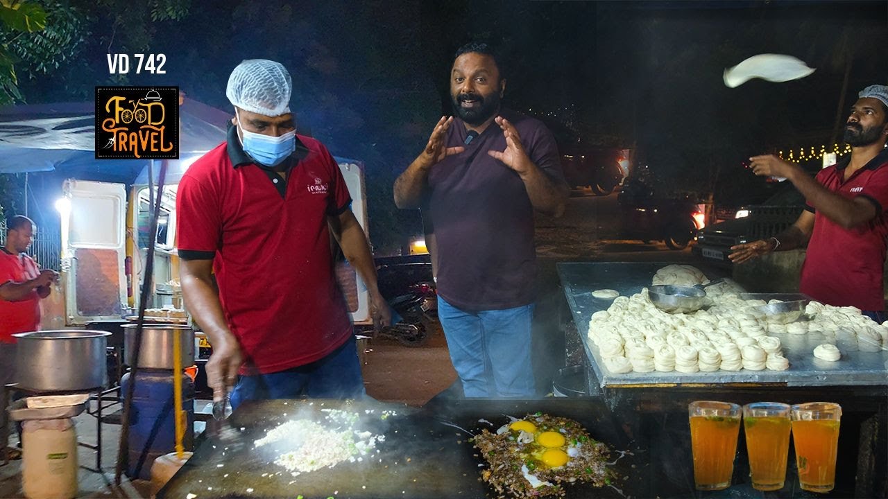 ഇറാനി തട്ടുകടയും മലബാർ കടികളും | Irani Food Wagon + Malabar Bites in Trivandrum | Street Food TVM