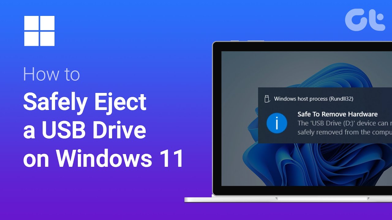 How To Safely Eject a USB Drive on Windows 11 | Avoid DATA Loss & Corruption | Guiding Tech