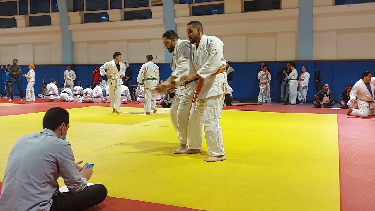 اختبار الحزام الأزرق فى الايكيدو.  Aikido