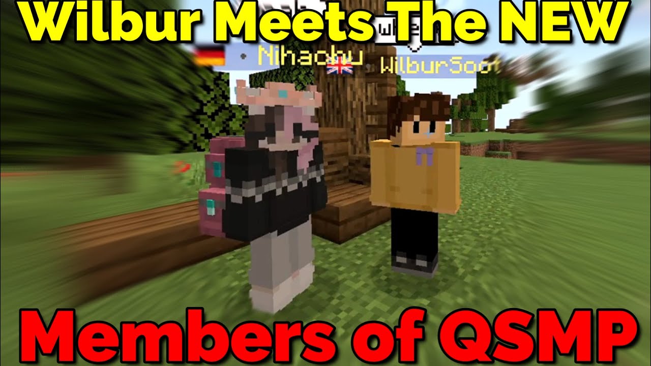 Уилбур Сут получает мировое турне от Нихачу и Таббо на QSMP Minecraft