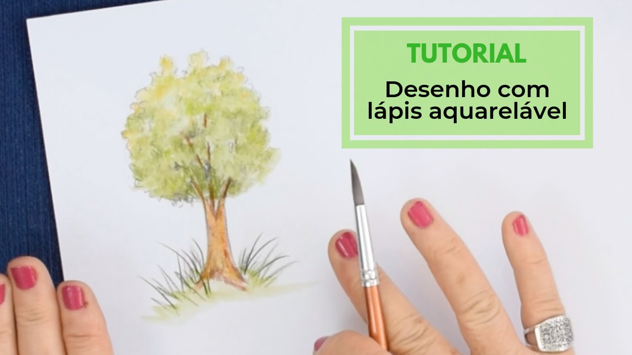 Tutorial: Desenho com lápis aquarelável :: Passo a passo - Rosinha Imthurm