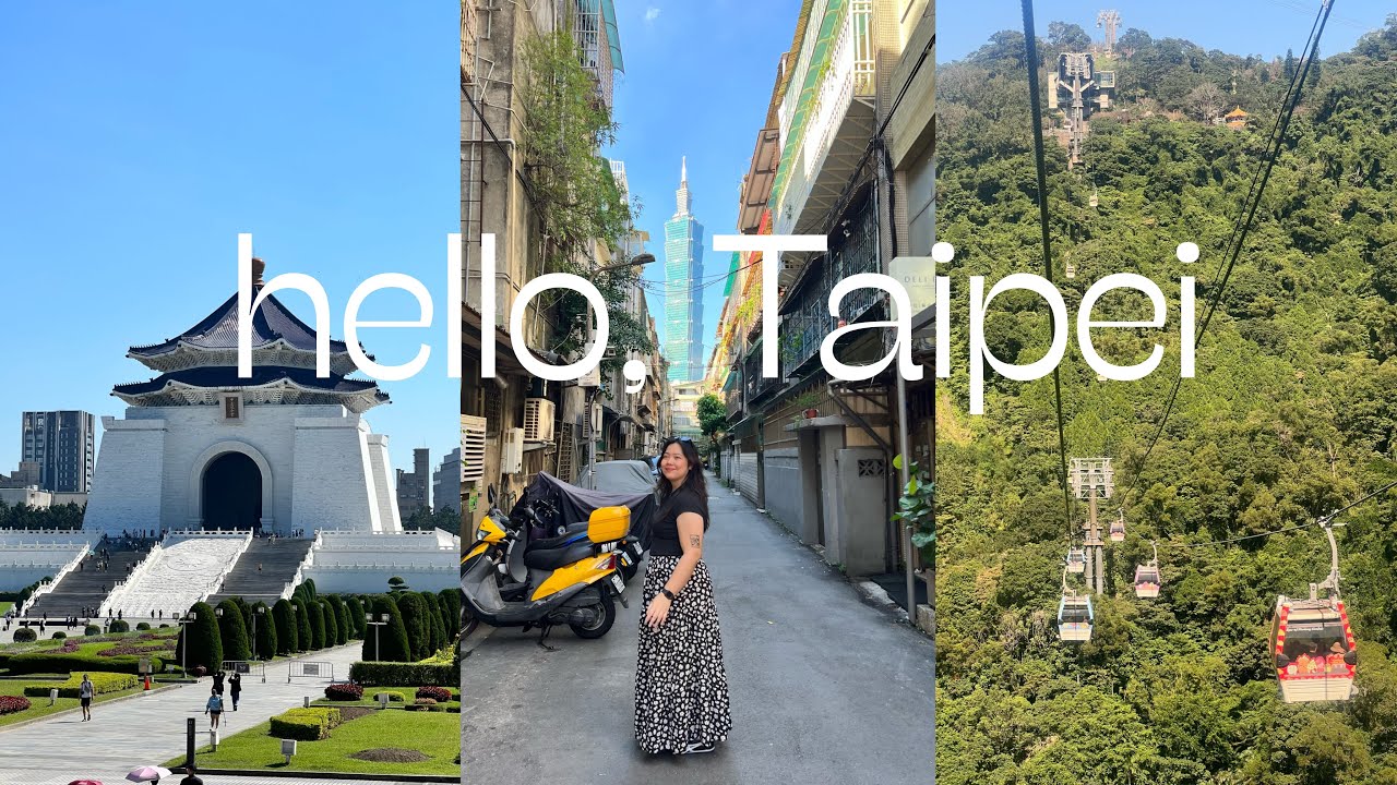 taiwan travel vlog ☻ places to visit in taipei in 2023, where to eat