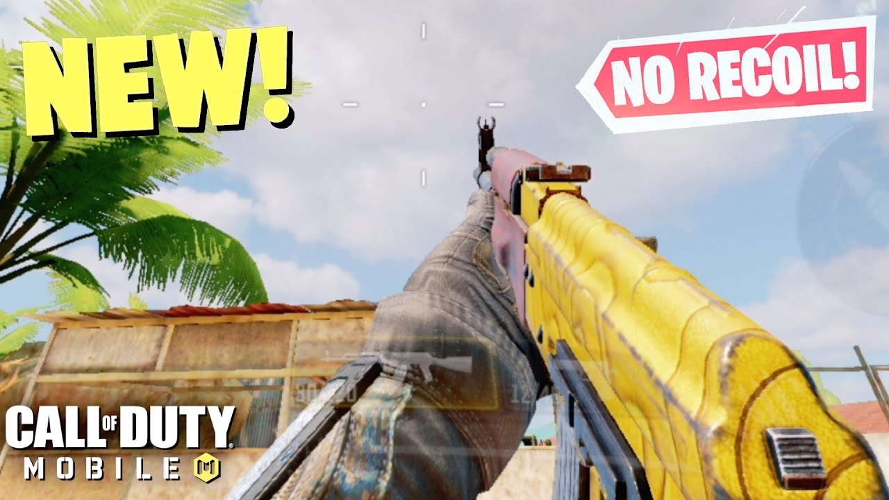 *NEW* GOLDEN AK-47 NO RECOIL GUNSMITH BUILD in CALL OF DUTY MOBILE!! (TEST SERVER)