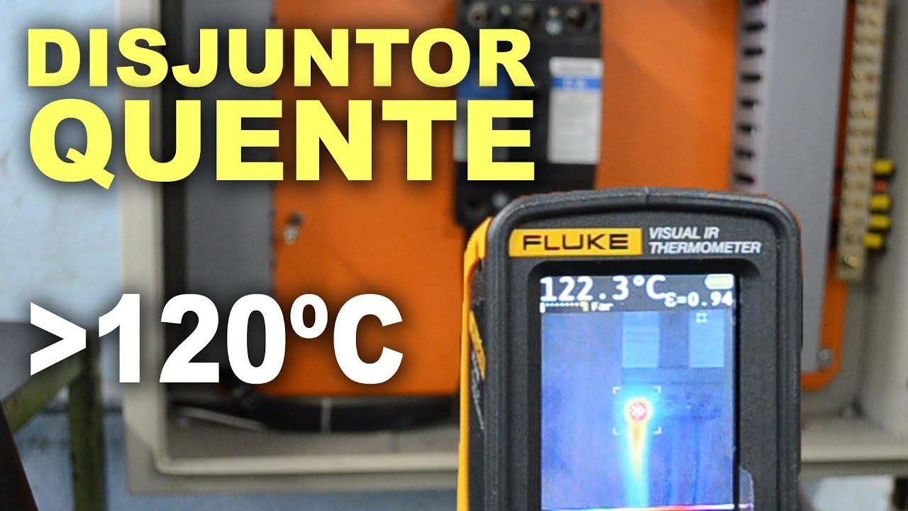 Pontos quentes em um painel elétrico! Aplicação da termografia!