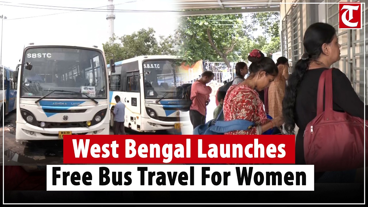 West Bengal launches free bus travel for women across state-run buses from today