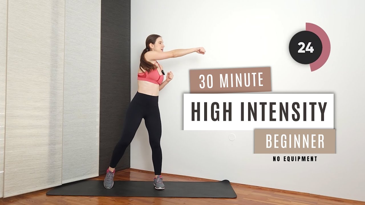 Full Body 30-Min HIIT for Beginners – No Equipment Needed