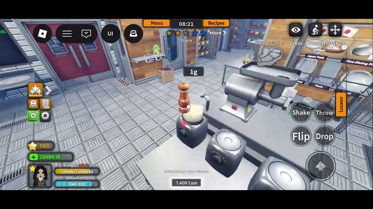 Generic cooking game on Roblox:3