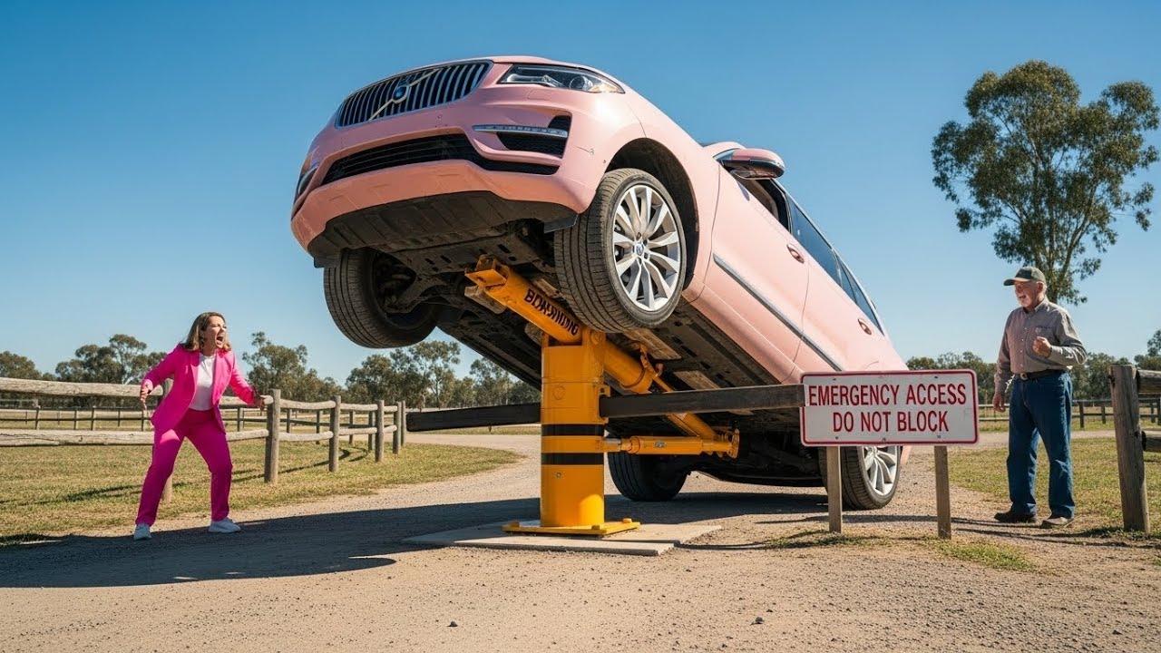 Karen Parked in My Emergency Exit — The Hydraulic Bollard Did Its Job