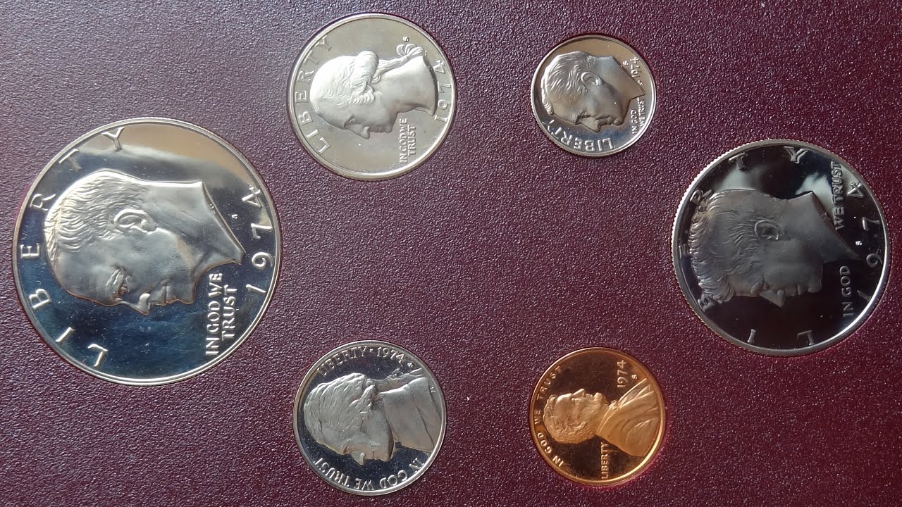 U.S. 1974 (Proof Set) Mint San Francisco - США Годовой Набор 1974 Пруф (Сан Франциско)