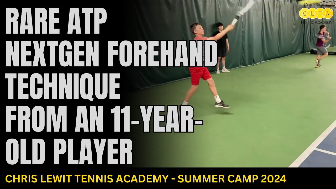 Rare ATP NextGen Forehand Technique From an 11-Year-Old Player