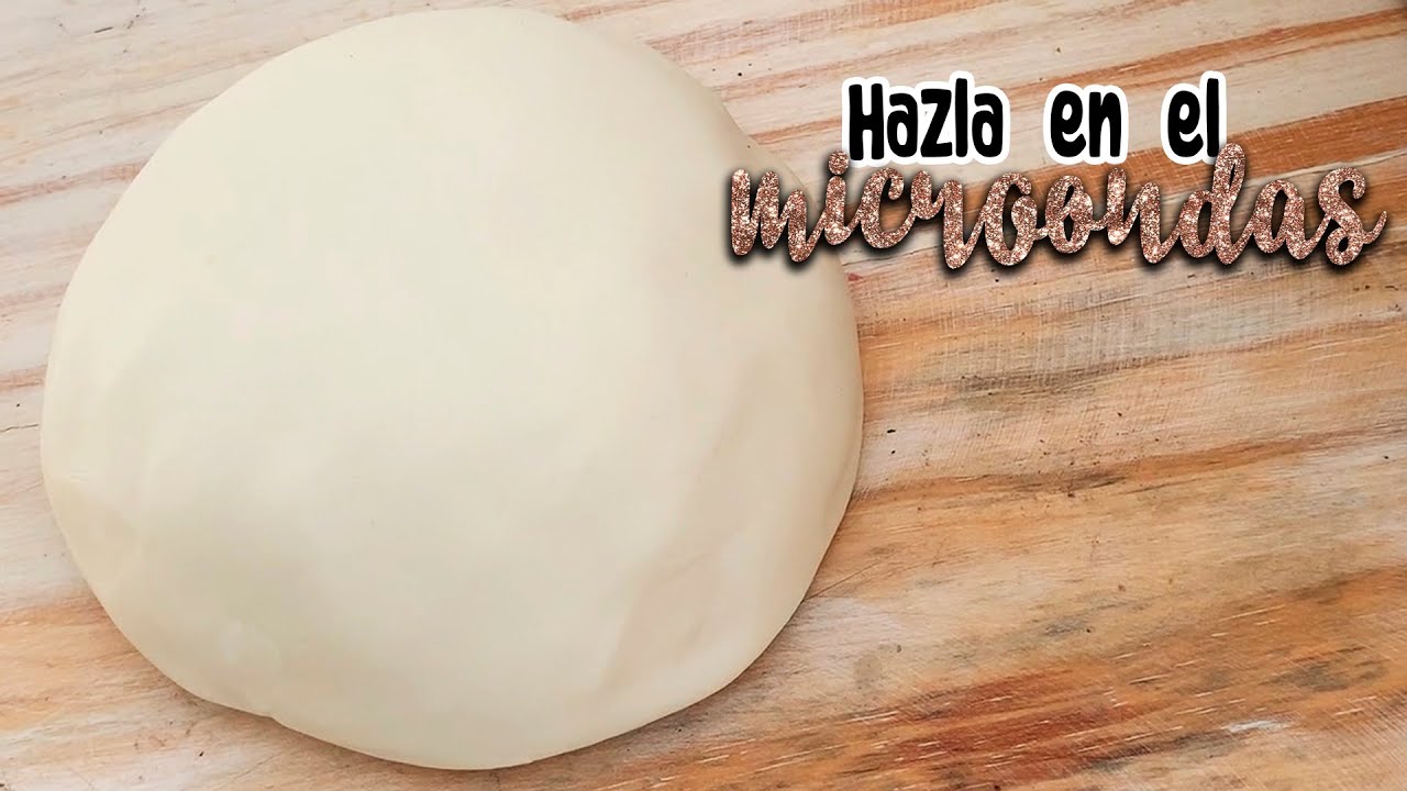 🤩 La MEJOR receta de PORCELANA FRÍA en MICROONDAS - Pasta FLEXIBLE - PORCELANA fría PRINCIPIANTES