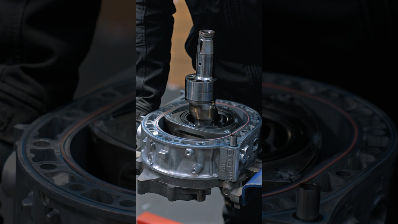 ASMR - Building A Rotary Engine #rotaryengine #asmr #enginebuild #rx7 #rx8