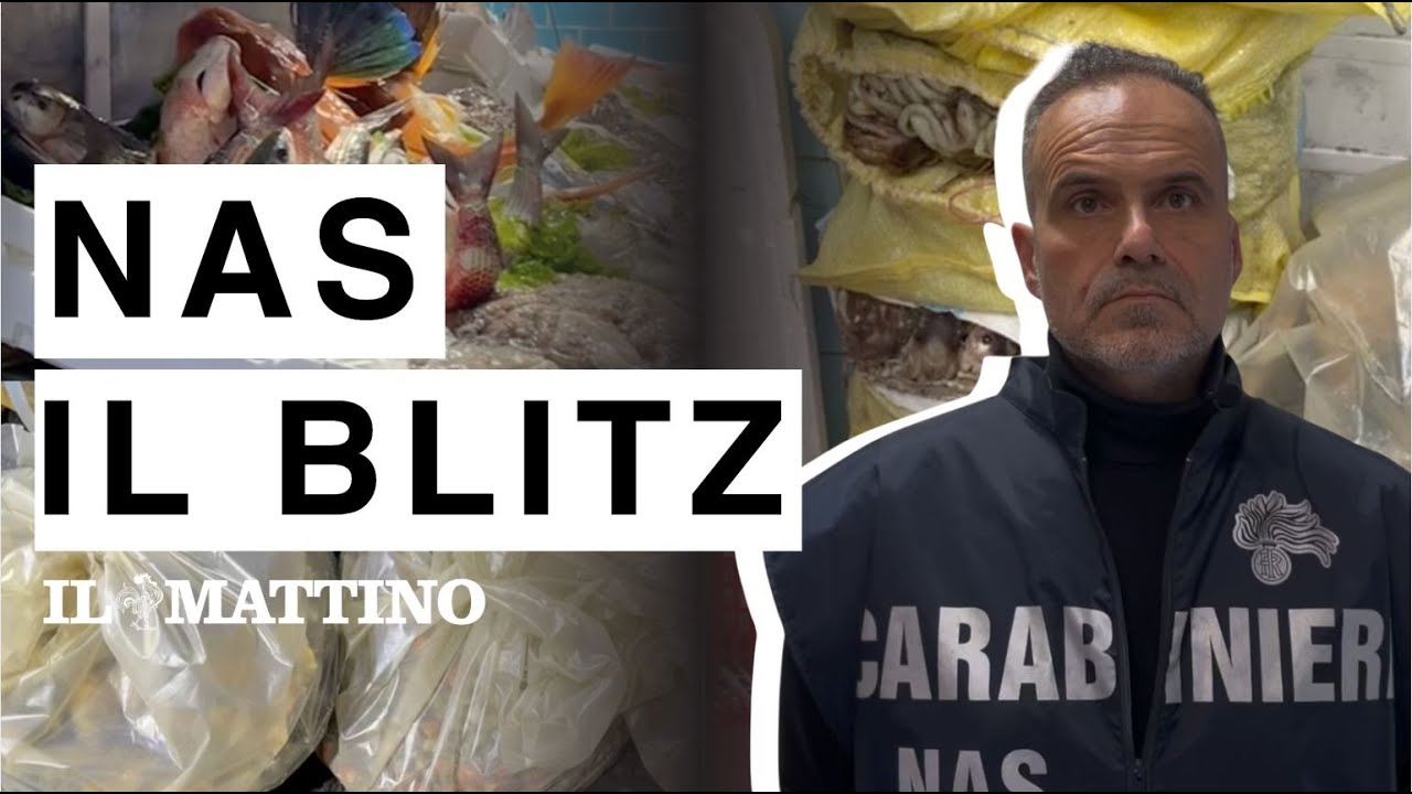 Blitz dei NAS nelle pescherie di Napoli durante le feste natalizie